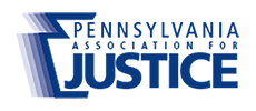 Logo Recognizing Gregory L. Schell, Esq's affiliation with Pennsylvania Association for Justice